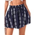 thumbnail image 3 of Women'S Flowy Shorts Summer Beach Vacation Clothes Casual High Waist Wide Leg Ruffle Shorts Color No., 3 of 9