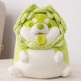 thumbnail image 3 of Lindo y creativo cojín de peluche con forma de perro Shiba Inu, repollo, vegetal, japonés, para sofá, regalo de Navidad, 3 of 5