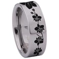 thumbnail image 3 of Orchid Tungsten Carbide Ring, 3 of 9