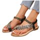 thumbnail image 2 of Bmisegm Cool Slippers Female Soft Soled Non Slip Wear Resisting Flat Beach Flops Lady Sandals Women Slippers Womens Sandals Summer Black 8.5, 2 of 8