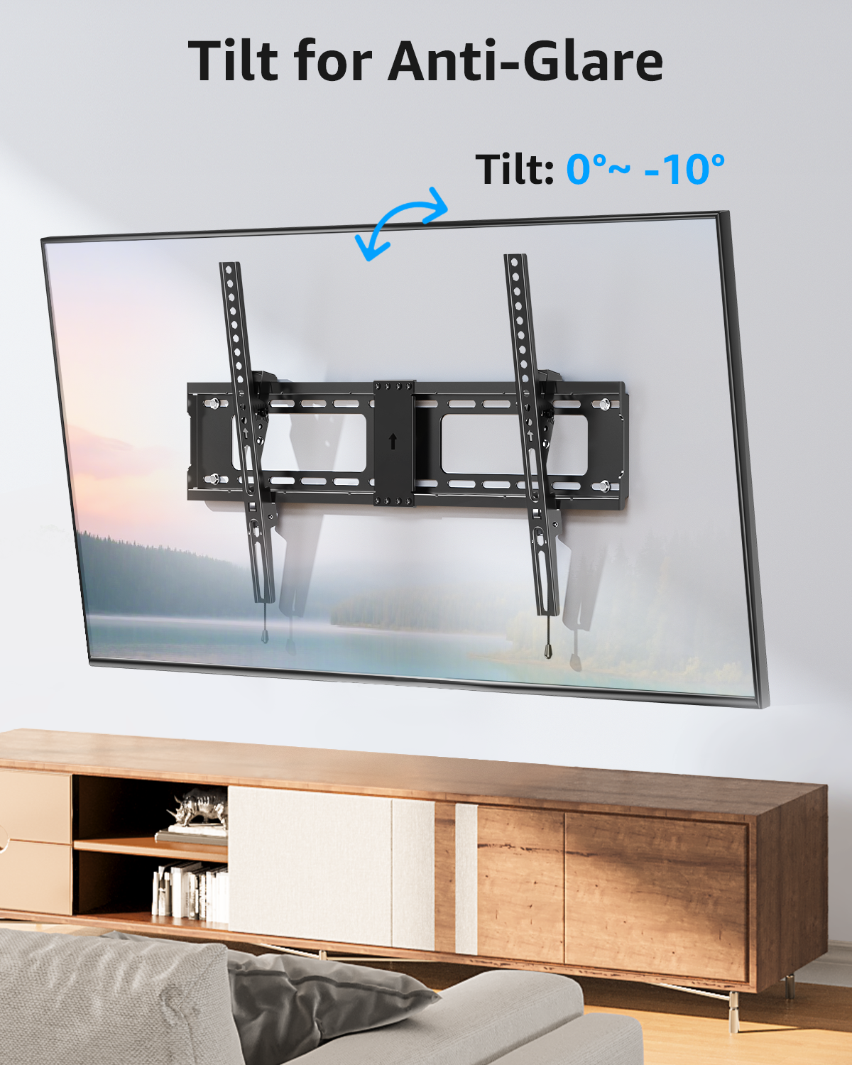 Homount TV Wall Mount, 37"-82", Tilting Bracket photo 4