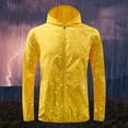 thumbnail image 5 of BXINGOHAI Womens Rain Jackets Waterproof Windbreaker Jackets lightweight Portable Rain Coat Yellow XL, 5 of 8