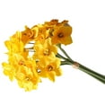thumbnail image 2 of Sunjoy Tech 1 Bouquet Artificial Flower Realistic Decorative Easy Care Yellow White Fake Narcissus Bouquet Home Decor, 2 of 8