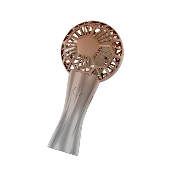 ZELVINN Quiet Handheld Fan 3 Speed Cooling Desk Fan USB Rechargeable for Indoor Travel Holiday