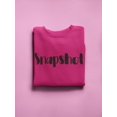 thumbnail image 3 of Calligraphy Snapshot Design Sweatshirt Women -Image by Shutterstock, Female XX-Large, 3 of 4