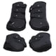 thumbnail image 4 of 4 protectores de tendón para caballos, seguros, suaves y resistentes al desgaste, con carcasa de PU, para caballos. Juego de protectores de tendón negros delanteros y traseros XL., 4 of 14