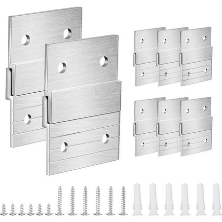 

Home Essentials Hardware Kit 2 Inch French Cleat Hanger Heavy Duty Metal Picture Hanger Z Bar Hanger