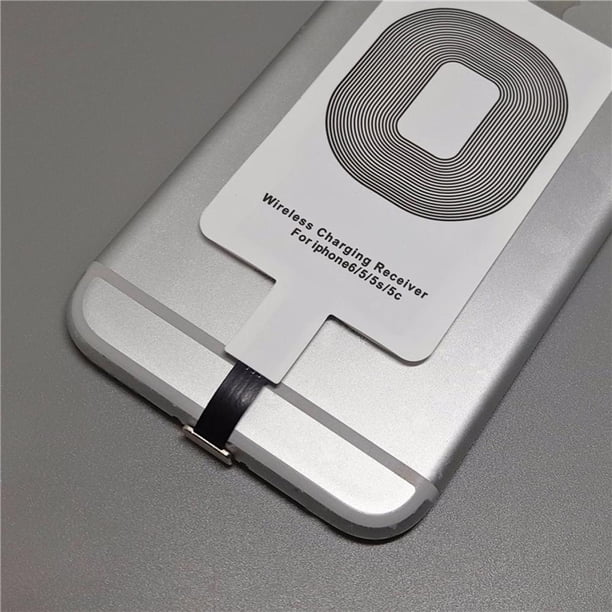 Nuevo para IPhone 5 5 c 5 s 6 6 s y 7 Receptor de carga inalámbrica Qi Coil