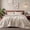 01 Oat Milk, variant on U by Bedsure 3 Pieces Queen Comforter Bedding Set, Mallard Green Bed Comforter Set for All Seasons, 1 Lightweight Prewashed Comforter and 2 Pillowcases,Queen,Mallard Green