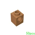 thumbnail image 1 of 50PCS Assembles Particles 6541 1x1 With Hole Building Blocks Bricks Kit Part High-Tech Education Toy For Children Gift 312-Flesh, 1 of 6