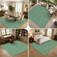 thumbnail image 5 of Area Rugs 5'x7', Rustic Forst Green Carpet Runner Indoor Outdoor Rugs Home Decor Aesthetic, Farmhouse Solid Color Non Slip Mats Washable Accent Rug for Living Room Bedroom, 5 of 7