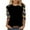 Z1 Black, variant on Maplenight Mardi Gras Shirts for Women 3/4 Length Sleeve Tops Funny Graphic Cute Crew Neck Holiday T-Shirts