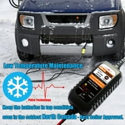 MOTOPOWER 12V 800mA Fully Automatic Battery Charger Battery Maintainer Trickle Charger Desulfator