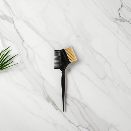 LEORX 3Pcs Hairdressing Combs Black Hair Tinting Tool with Tail Handle for Salon and Home Use