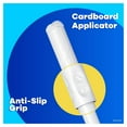 thumbnail image 3 of Tampax Cardboard Tampons Trio Pack Light/Regular/Super Absorbency, Anti-Slip Grip, LeakGuard Skirt, Unscented, 3 of 7