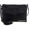 Kensie Small Crossbody Bag With Front Pouch - Women’s Fashion Handbag Sling Purse - Black