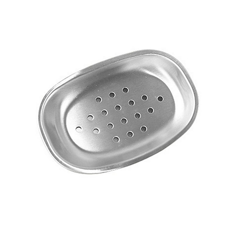 Soap Dish, Double Layers Stainless Steel Soap Holder With Draining