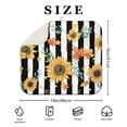 thumbnail image 5 of Microfibre Drying Mat for Kitchen Sunflower Colorful Floral Dish Drying Drainer Mat Absorbent Drying Mat Washing Up for Glass, Plate & Cup 16inch X 18inch, 5 of 7