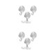 thumbnail image 2 of Injueey Soportes de ganchos Colgador de pared autoadhesivo sin costuras de alta resistencia Impermeable Reutilizable Gancho sin perforaciones Type2 NO2, 2 of 6