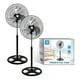thumbnail image 1 of Ventilador de Piso 18 Pulgadas Metálico, 3 Velocidades, Bajo Ruido, Alto Rendimiento – CM-TOP (Paquete de 2 Piezas), 1 of 3