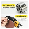 thumbnail image 5 of Pneumatic Air Sander Polisher 6'' 150mm Car Paint Care Tool Polishing Random Orbital Palm Machine Wood Working Grinder ,Low Vibration, 5 of 7
