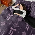 thumbnail image 4 of Feelyou Bow-tie Twin Bedding Sets 7-Piece, Bohemian Western Aztec Bedding Comforter Set, 4 of 8