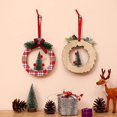 thumbnail image 5 of Decoraciones navideñas TUNC escena del árbol de Navidad colgante pequeño redondo, 5 of 5
