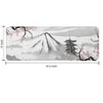 thumbnail image 3 of Mountains and Waters Painting Flannel Kitchen Mats for Floor, Kitchen Rugs Mats with Dirty Resistance, Washable, Decorative Kitchen Mat Non-Slip, Kitchen Rugs and Mats 47x17inch, 3 of 3