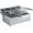 20L, variant on 12L Commercial Electric Deep Fryer - Single Tank Stainless Steel Fryer with Basket Lid and Adjustable Temperature Control