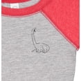 thumbnail image 4 of Inktastic Pocket Dino Roaring Brontosaurus Boys or Girls Baby Bodysuit, 4 of 5