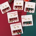thumbnail image 2 of Yoyauz 3PCS Christmas Earrings For Ladies Christmas Trees Snowflakes Bows Bells Lightweight Earrings Cute Christmas Parties Jewelry Gifts, 2 of 6