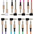 thumbnail image 2 of 3.5mm Male Audio Adapter Cable For Phone, Mp3, Car Speakers - Straight To Elbow Connection, 2 of 3