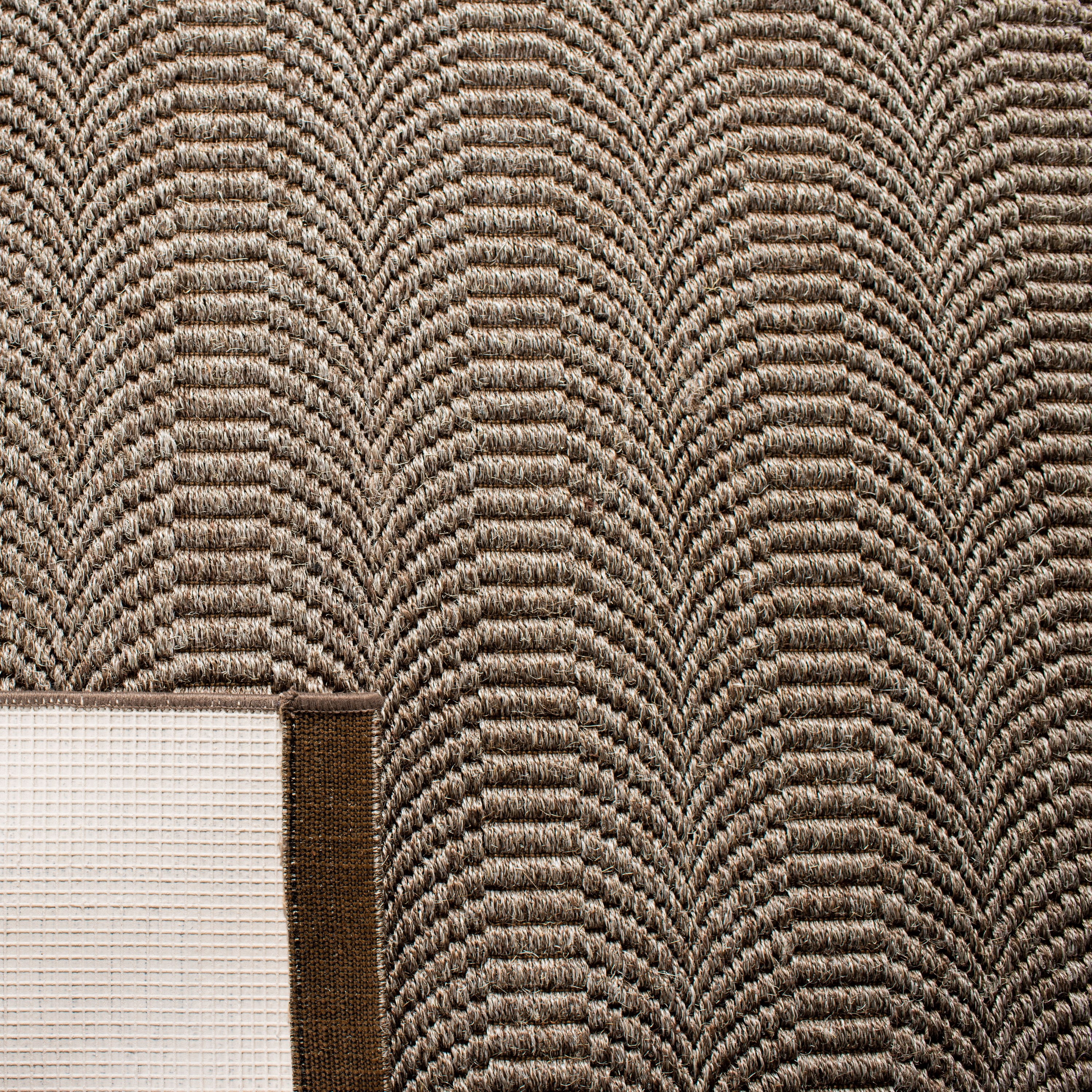 SAFAVIEH Palm Beach Candyce Geometric Area Rug, Silver, 9'6" x 13'