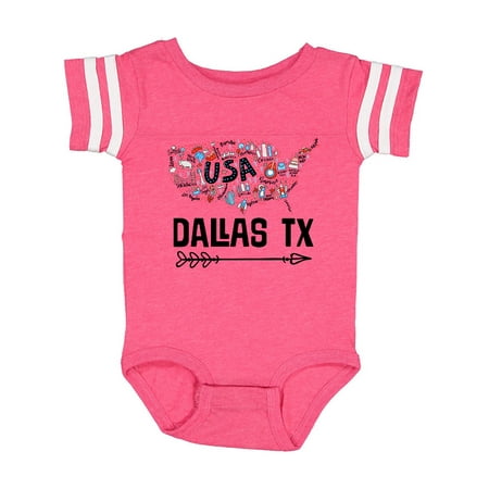 

Inktastic Dallas Texas USA Gift Baby Boy or Baby Girl Bodysuit