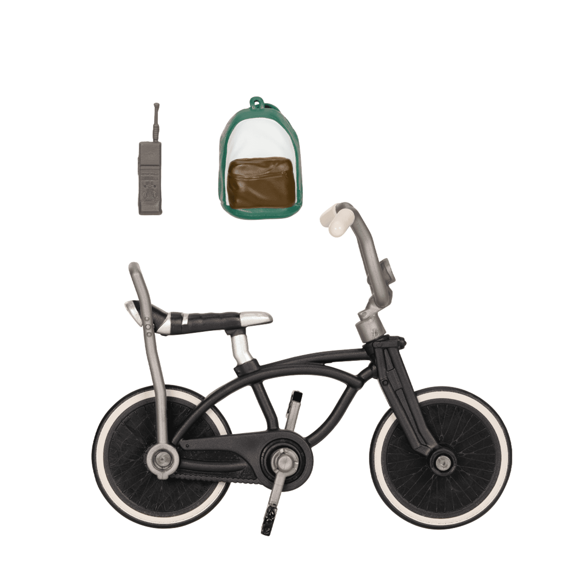 Stranger Things Mike Wheeler (Season 1) - 4-Inch Articulated Action Figure with Bicycle and Accessories
