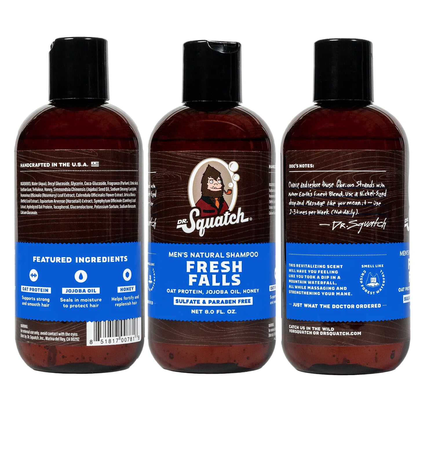 Shower Like A Man with Dr. Squatch Shampoo & Conditioner by Jack