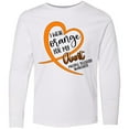 thumbnail image 3 of Inktastic I Wear Orange for my Aunt Multiple Sclerosis Awareness Long Sleeve Youth T-Shirt, 3 of 5
