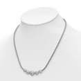 thumbnail image 3 of Leslie's 925 Sterling Silver Polished With 1 in ext. Necklace; 16.5 inch; Lobster (Fancy) Clasp; for Adults and Teens; for Women and Men, 3 of 4