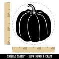 thumbnail image 2 of Realistic Pumpkin Fall Thanksgiving Halloween Self-Inking Rubber Stamp Ink Stamper - Yellow Ink - Small 3/4 Inch, 2 of 7