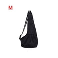 thumbnail image 2 of Greeniant Bolsa de transporte para mascotas Oxford perro cachorro Animal Crossbody bolsas transpirable frontal pecho portador solo hombro mochilas lavables Suministros para perros Negro METRO Greeniant PT001567-01, 2 of 6