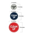 thumbnail image 5 of Signs ByLITA Circle Clean Up Sign (Blue) - Small, 5 of 6
