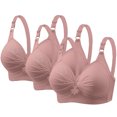 thumbnail image 2 of 3 PC Women's Push Up Wireless Bra Comfort Support No Underwire Bras Comfortable Wire Free Bralette Everyday Underwear, 2 of 6