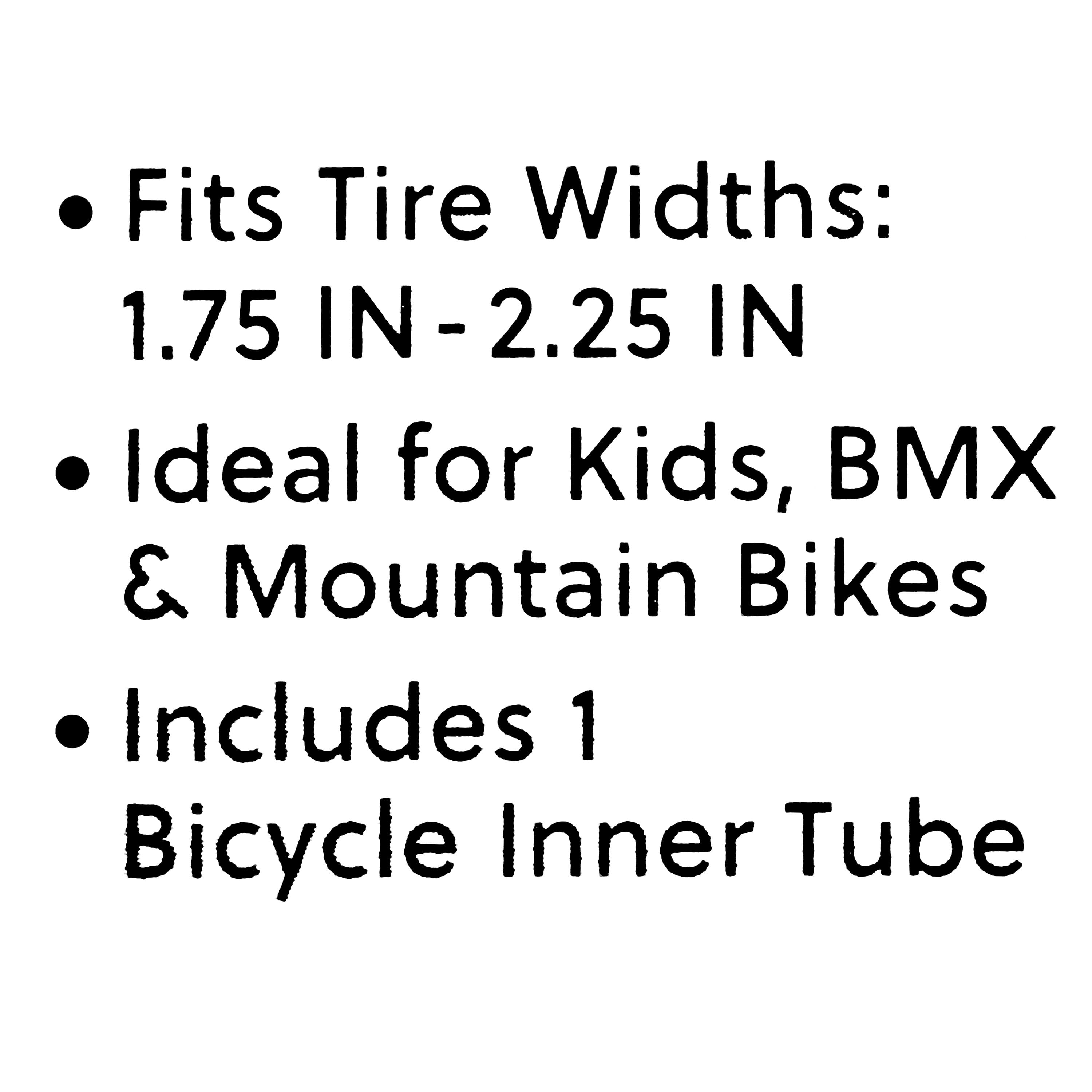 Concord Replacement Bicycle Inner Tube, 20"