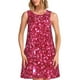 thumbnail image 1 of Fotbe Pink Glitter Vestido de Verano sin Mangas para Mujer – Vestido Midi Línea A, Estilo Camiseta Floral, Vestido Playero Casual y Fluido, 1 of 7