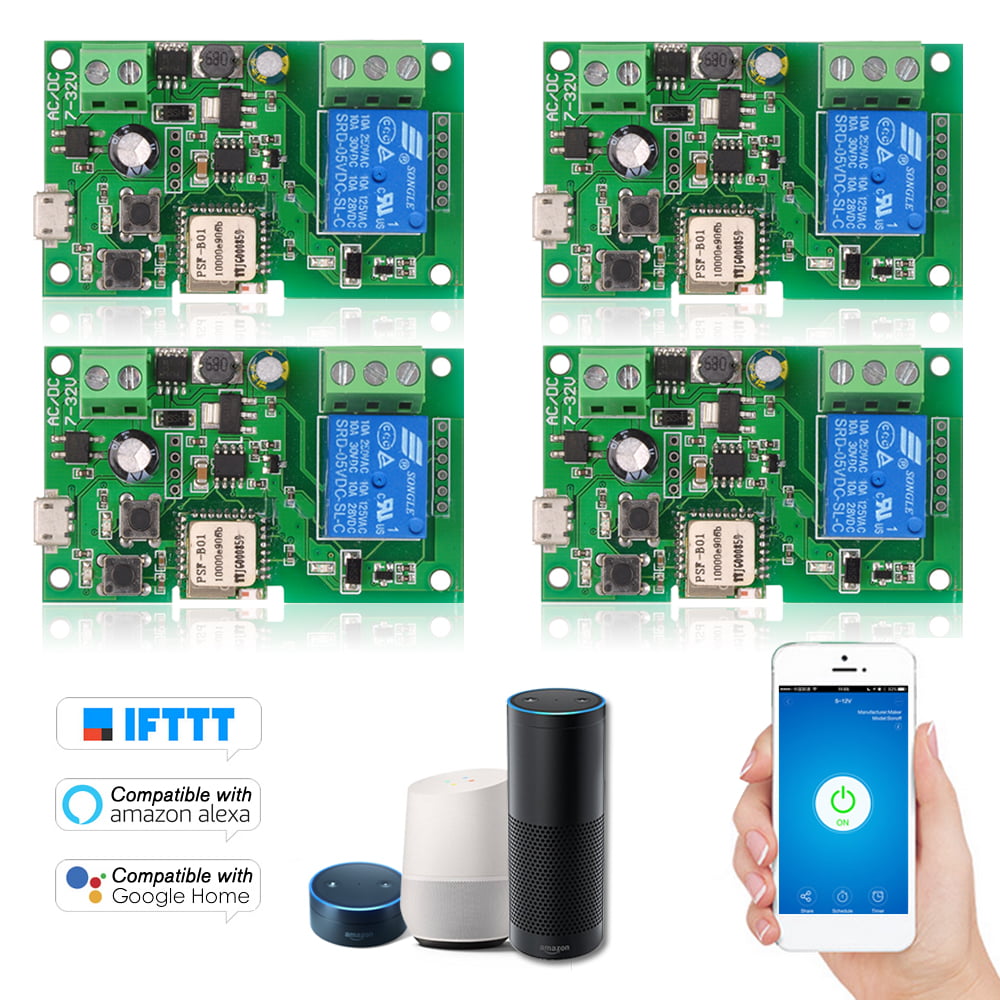 WiFi Switch Smart Remote Control Relay Module Wireless Switch Module Board