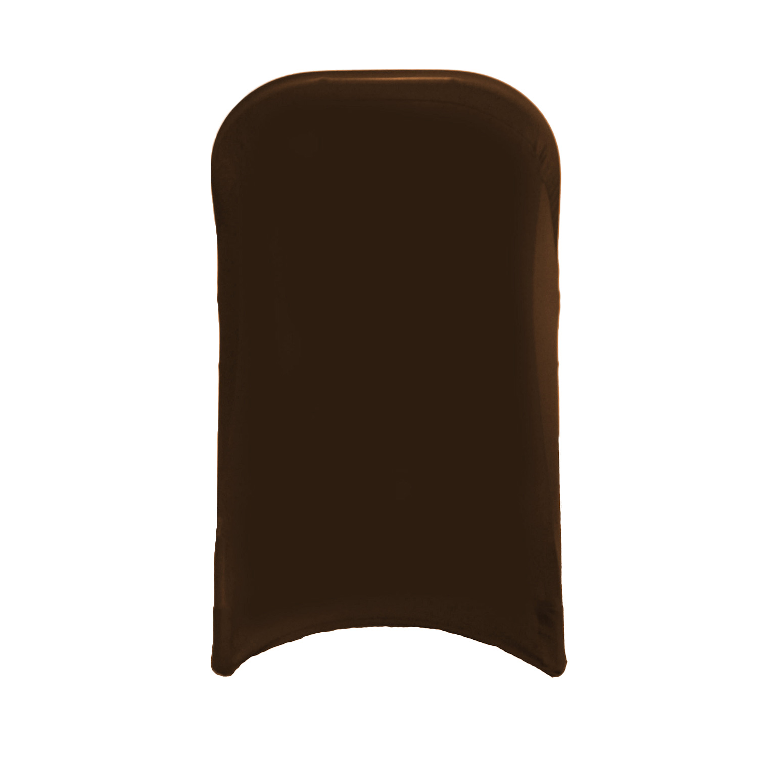 Your Chair Covers - Spandex Folding Chair Cover Chocolate Brown for Wedding, Party, Birthday, Patio, etc. - image 3 of 3