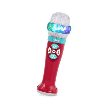 Battat Musical Light Show Microphone Kids Mic with Songs, Toddler and Preschool Toys