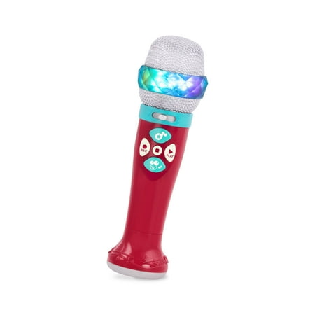 Battat Musical Light Show Microphone Kids Mic with Songs, Toddler and Preschool Toys