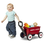 Radio Flyer My 1st 2-in-1 Wagon, Push and Pull Toy for Kids 1-4 Years