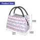 thumbnail image 2 of Fotbe Flamingo1 Bolsa Térmica Portátil con Estampado, Bolsa de Entrega de Alimentos Aislada, Bolsa Reutilizable de Gran Capacidad para Comidas y Supermercado, 2 of 6